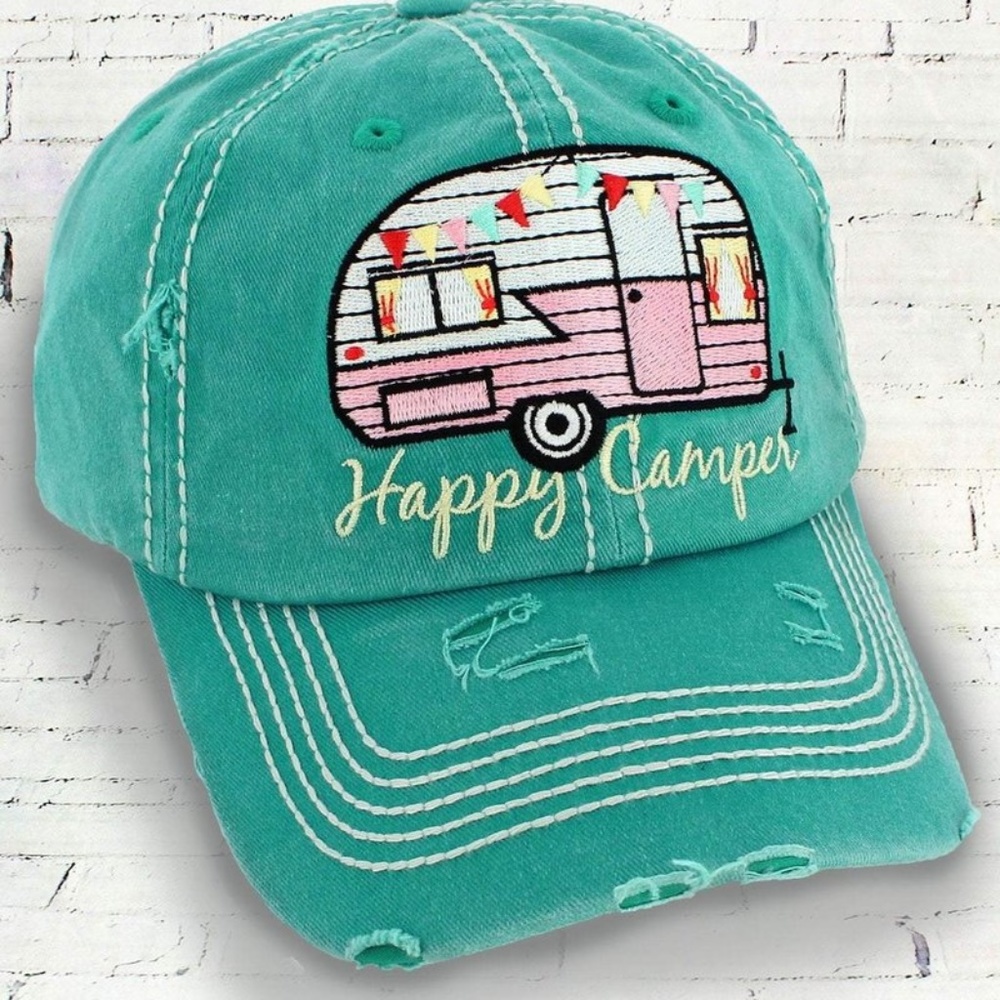 Happy Camper Ball Cap